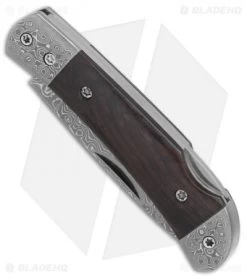 Boker Magnum Damascus Countess Lockback Knife Ebony (2.1" Damascus) 01MB049DAM -Knife Shop Boker Magnum Damascus Countess BHQ 80864 er spine