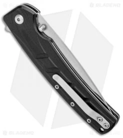 Boker Magnum Gatto NERO Liner Lock Knife Black G-10 (3.75" Satin) 01MB724 -Knife Shop Boker Magnum Gatto NERO LL Black G 10 Satin 01MB724 BHQ 97841 jr side