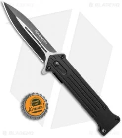 Boker Magnum Intricate Compact Spring Assisted Knife (3.5" Black) 01LL322 -Knife Shop Boker Magnum Intricate Compact SA Black 01LL322 BHQ 120940 jr bottlecap