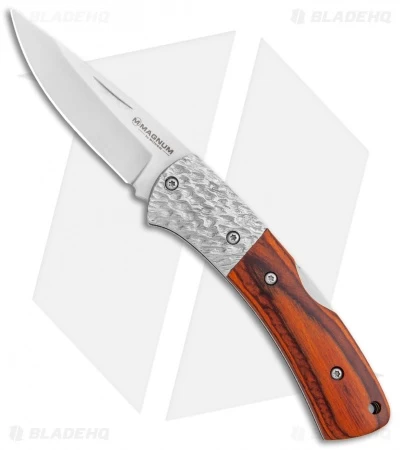 Boker Magnum Turul III Lock Back Knife Pakka Wood (2.6" Satin) 3 Boker Magnum Turul III Lock Back Knife Pakka Wood (2.6" Satin)