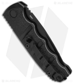 Boker Mini Kalashnikov Tanto Automatic Knife Black (2.5" Black) -Knife Shop Boker Mini Kalashnikov Tanto Automatic Knife Black 2in Black BHQ 132752 td side