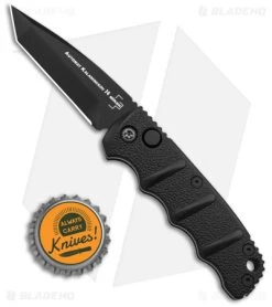 Boker Mini Kalashnikov Tanto Automatic Knife Black (2.5" Black) -Knife Shop Boker Mini Kalashnikov Tanto Automatic Knife Black 2in Black BHQ 132752 td size