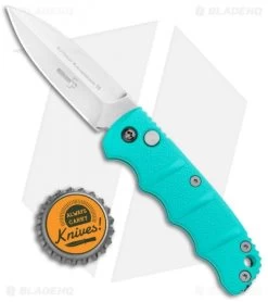 Boker Mini Kalashnikov Dagger Automatic Knife Tyranny Teal (2.5" Stonewash) -Knife Shop Boker Mini Kalashnkov Dagger Auto Tyranny Teal SW 01KALS64NSOI BHQ 99633 jr bottlecap