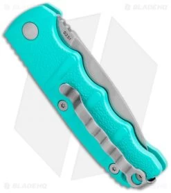 Boker Mini Kalashnikov Dagger Automatic Knife Tyranny Teal (2.5" Stonewash) -Knife Shop Boker Mini Kalashnkov Dagger Auto Tyranny Teal SW 01KALS64NSOI BHQ 99633 jr side