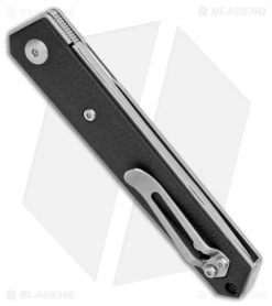 Boker Mini Kwaiken 42 Folding Knife Black G-10 (3.13" Satin D2) 01BO245 -Knife Shop Boker Mini Kwaiken 42 Black G 10 Satin 01BO245 BHQ 101762 jr side