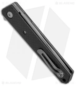 Boker Mini Kwaiken Flipper Knife Carbon Fiber (3" Satin VG-10) 01BO283 -Knife Shop Boker Mini Kwaiken CF 01BO283 BHQ 49510 jr side