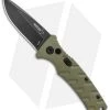 Boker Mini Strike Automatic Knife OD Green Aluminum (2.6" Smokewash D2) -Knife Shop Boker Mini Strike Auto OD Green Smokewash 01BO437NSOI BHQ 99630 jr