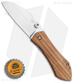 Boker Plus Anso 67 Pro Liner Lock Knife Zebrawood (3.4" Satin) 01BO233 -Knife Shop Boker Plus Anso 67 Pro Liner Lock Knife Zebra Wood 3.4 Satin 01BO233 BHQ 118397 LS Bottlecap