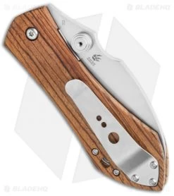 Boker Plus Anso 67 Pro Liner Lock Knife Zebrawood (3.4" Satin) 01BO233 -Knife Shop Boker Plus Anso 67 Pro Liner Lock Knife Zebra Wood 3.4 Satin 01BO233 BHQ 118397 LS Side