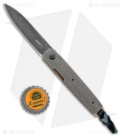 Boker Plus Kansei LRF Liner Lock Knife Green Canvas Micarta (3" Smokewash) -Knife Shop Boker Plus Kansei LRF LL Green Canvas Micarta Smokewash 01BO124SOI BHQ 101969 jr bottlecap