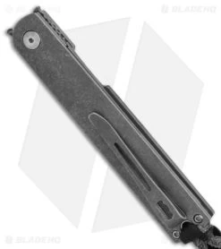 Boker Plus Nori Liner Lock Knife Titanium (3" Damascus) 01BO897DAM -Knife Shop Boker Plus Nori Damascus BHQ 136229 td Side