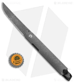 Boker Plus Nori Liner Lock Knife Titanium (3" Damascus) 01BO897DAM -Knife Shop Boker Plus Nori Damascus BHQ 136229 td Size