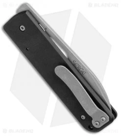 Boker Plus Panchenko Lancer Liner Lock Knife Black G-10 (3" Dark SW) 01BO066 -Knife Shop Boker Plus Panchenko Lancer Black G10 SW BHQ 68243 er spine 2