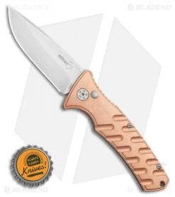 Boker Plus Strike Copper Automatic Knife (3.25" Stonewash) -Knife Shop Boker Plus Strike Copper Automatic Knife 3.25 Stonewash BHQ 99645 LS Bottlecap