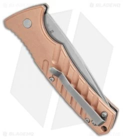 Boker Plus Strike Copper Automatic Knife (3.25" Stonewash) -Knife Shop Boker Plus Strike Copper Automatic Knife 3.25 Stonewash BHQ 99645 LS Side