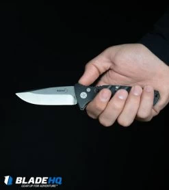 Boker Plus Strike Drop Point Automatic Knife (3.25" Stonewash) 11 Boker Plus Strike Drop Point Automatic Knife (3.25" Stonewash) -Knife Shop Boker Plus Strike Drop Point Automatic Knife Stonewash 01BO400N BHQ 32040 kp in hand web 1