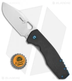 Boker Plus Vox F3.5 Frame Lock Knife Black G-10 (3" Stonewash) 01BO337 -Knife Shop Boker Plus Vox F3.5 FL Black G 10 SW 01BO337 BHQ 105730 jr bottlecap