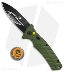 Boker Warhawk Strike Dagger Automatic Knife Black (3.25" Black D2) -Knife Shop Boker Plus Warhawk Strike Dagger Auto Green Black BHQ 113922 jr bottlecap