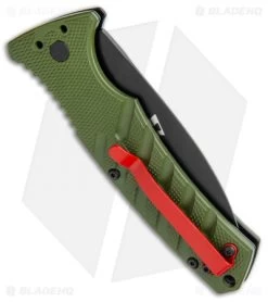 Boker Warhawk Strike Dagger Automatic Knife Black (3.25" Black D2) -Knife Shop Boker Plus Warhawk Strike Dagger Auto Green Black BHQ 113922 jr side