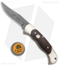 Boker Scout 150th Anniversary Damascus Series Lockback Knife (4.1" Satin) -Knife Shop Boker Scout 150th Anniversary Damascus Series LB Satin 115120DAM BHQ 94341 jr bottlecap