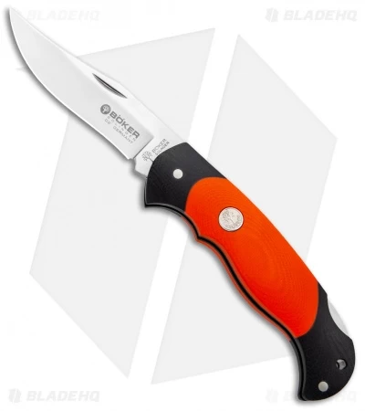 Boker Scout Lightweight Lockback Knife Orange G-10 (3.1" Satin) 112087 3 Boker Scout Lightweight Lockback Knife Orange G-10 (3.1" Satin) 112087
