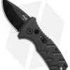Boker Stubby Strike CA Legal Automatic Knife (1.9" Black D2) -Knife Shop Boker Stubby Strike CA Legal Auto Black 01BO441NSOI BHQ 99647 jr