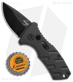 Boker Stubby Strike CA Legal Automatic Knife (1.9" Black D2) -Knife Shop Boker Stubby Strike CA Legal Auto Black 01BO441NSOI BHQ 99647 jr bottlecap