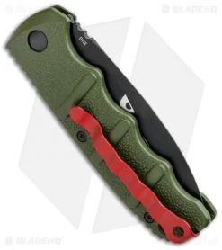 Boker Warhawk Kalashnikov Dagger Automatic Knife Green (3.25" Black D2) -Knife Shop Boker Warhawk Kalashnikov Dagger Auto Black 01KALS41NSOI BHQ 92862 jr side