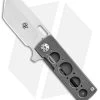 Brad Zinker Custom Mini Tanto Flipper Knife Titanium (1.875" Polished) -Knife Shop Brad Zinker Custom Mini Tanto Ti Polished BHQ 85989 er