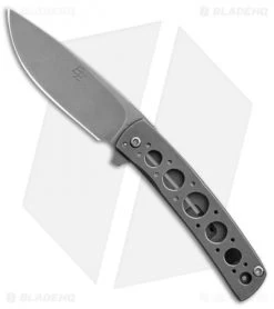 Brad Zinker Mini FR Frame Lock Flipper Knife Titanium (2.3" SW/BB)