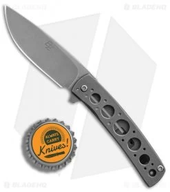 Brad Zinker Mini FR Frame Lock Flipper Knife Titanium (2.3" SW/BB) -Knife Shop Brad Zinker Mini FR Ti SW BB BHQ 85988 er bottlecap
