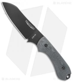 Bradford Guardian3 Sheepsfoot Fixed Blade Knife 3D Black (3.5" DLC M4)