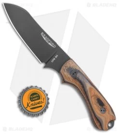 Bradford Guardian3 Sheepsfoot Fixed Blade Knife 3D G-Wood (3.5" DLC M4) -Knife Shop Bradford Knives 3D G Wood Guardian 3 Sheepsfoot DLC Black BHQ 135585 jr bottlecap