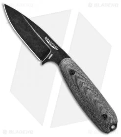 Bradford Knives Guardian3.5 Fixed Blade 3D Black (3.75" Black SW M390)