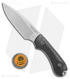 Bradford Knives Guardian3 Knife 3D Carbon Fiber (3.5" False Edge/AEB-L/SW) -Knife Shop Bradford Knives Guardian 3 Knife 3D Carbon Fiber False Edge Stonewash BHQ 99467 ns bottlecap
