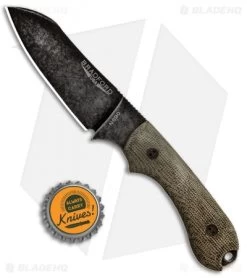 Bradford Knives Guardian3 Fixed Blade 3D Green Micarta (Sheepsfoot/N690/Nimbus) -Knife Shop Bradford Knives Guardian 3 Sheepsfoot Nimbus OD BRAD3SF102N BHQ 83555 jr bottlecap