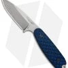 Bradford Knives Guardian3.5 Fixed Blade Blue/Black G-10 (3.75" Sabre/N690/SW) -Knife Shop Bradford Knives Guardian 3.5 Sabre Black Blue BRAD35S013 BHQ 83353 jr
