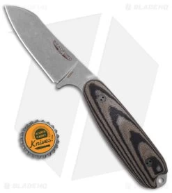 Bradford Knives Guardian3.5 Knife 3D Camo Micarta (Sheepsfoot/M390/Stonewash) -Knife Shop Bradford Knives Guardian 3in Knife 3D Camo Micarta Sheepsfoot SW BHQ 145484 td size