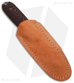 Bradford Knives Guardian3.5 Knife 3D Chocolate/Red Richlite (Sheepsfoot/Nimbus) -Knife Shop Bradford Knives Guardian 3in Knife 3D Chocolate Red Richlite Sheepsfoot Nimbus BHQ 145485 td sheath