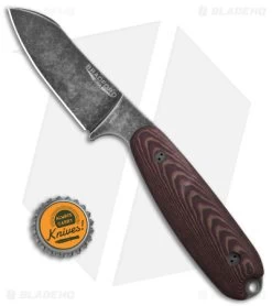 Bradford Knives Guardian3.5 Knife 3D Chocolate/Red Richlite (Sheepsfoot/Nimbus) -Knife Shop Bradford Knives Guardian 3in Knife 3D Chocolate Red Richlite Sheepsfoot Nimbus BHQ 145485 td size