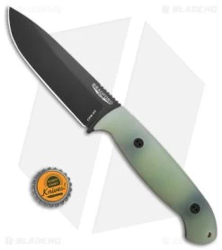 Bradford Knives Guardian5.5 Fixed Blade Knife 3D Ghost G-10 (5" Black) -Knife Shop Bradford Knives Guardian 5 5 FB 3D Ghost G10 5in Sabre Black DLC BHQ 141420 td size