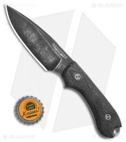 Bradford Knives Guardian3 Fixed Blade Knife Black Micarta (False Edge/3V/Nimbus) -Knife Shop Bradford Knives Guardian3 Knife 3D Black Micarta False Edge 3V Nimbus 3FE 101N 3V BHQ 113738 LS Bottlecap