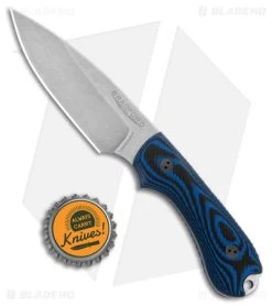 Bradford Knives Guardian3 Fixed Blade Knife Blue Black G-10 (3.5" SW MagnaCut) -Knife Shop Bradford Knives Guardian3 Knife 3D Microtextured Black Blue Sabre MagnaCut SW BHQ 177383 jr bottlecap