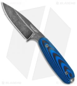 Bradford Knives Guardian3.5 Fixed Blade 3D Black/Blue (3.75" Nimbus M4)