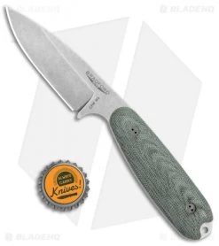 Bradford Knives Guardian3.5 Fixed Blade 3D Black (3.75" Stonewash Black) -Knife Shop Bradford Knives Guardian3.5 Fixed Blade 3D Black Micarta Sabre SW BHQ 135350 jr bottlecap
