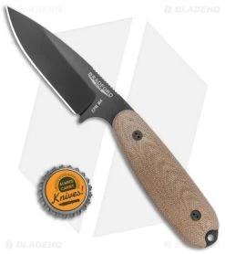 Bradford Knives Guardian3.5 Fixed Blade 3D Natural (3.75" DLC M4) -Knife Shop Bradford Knives Guardian3.5 Fixed Blade 3D Natural Micarta Sabre DLC BHQ 135387 jr bottlecap