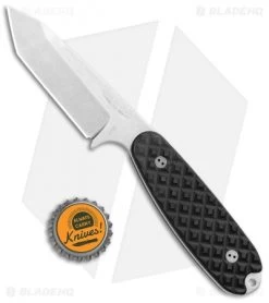 Bradford Knives Guardian3.5T Tanto Fixed Blade Black G-10 (3.75" Stonewash) -Knife Shop Bradford Knives Guardian3.5T Tanto Black G 10 SW BHQ 107194 jr bottlecap