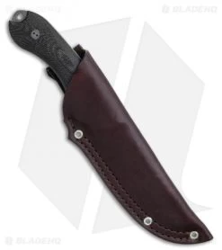 Bradford Knives Guardian4 Knife 3D Black Micarta (Sabre/3V/Stonewash) -Knife Shop Bradford Knives Guardian4 Knife 3D Black Micarta Sabre 3V Stonewash 4S 101 3V BHQ 67666 LS Sheath
