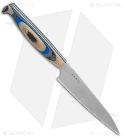 Bradford Knives 8" Chef Knife & Paring Knife Set Blue /Black/Gray G-Wood -Knife Shop Bradford Knvies 8in Chef Knife Paring Knife Set G Wood BHQ 176509 jr paring spine