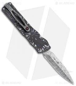 Brian Tighe Custom Small Twist Tighe Dagger OTF Fat CF (2.75" Damasteel)